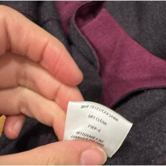 Eileen Fisher Deep Red Long Coat - Picture 6 of 8